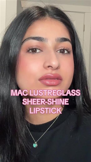Review of MAC Lustreglass Sheer-Shine Lipstick 'Hug Me'