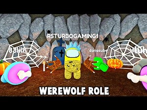 Among us (Imposters & Roles) *🐺WEREWOLF ROLE* Gameplay Part 169 - Roblox
