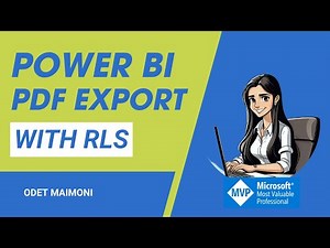Export a Power BI Page to PDF with a Button (RLS-Friendly Power Automate Flow)