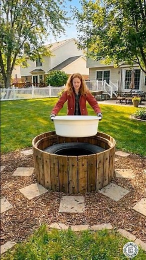 DIY Tiny Bird Bath Pond Using Tire and Basin | Backyard Garden #birdbath #diygarden #BackyardGarden