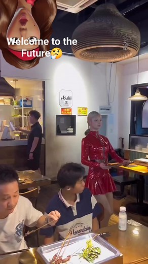 787K views · 3.8K reactions | Robot serving humans | Lataa Zarihuun | Facebook