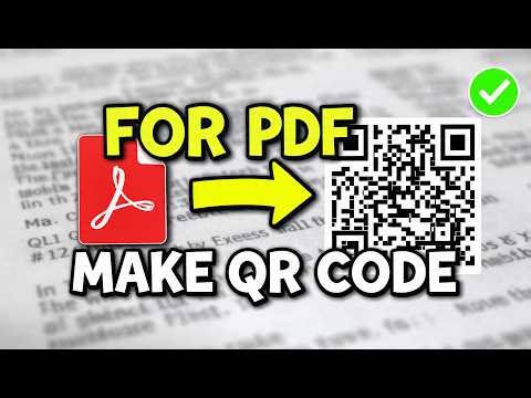 How To Make QR Code For PDF FILE