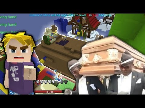 BUILDING A COFFIN BOX in Bed wars🤩🤩 +Coffin dance meme - Blockman Go