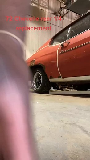 Chevelle Rear Quarter Panel Replacement