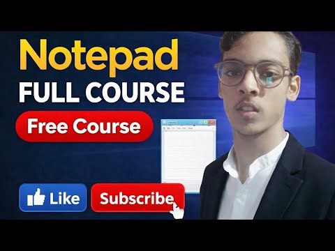 Microsoft notepad ka full course/माइक्रोसॉफ्ट नोटपैड का फुल कोर्स!