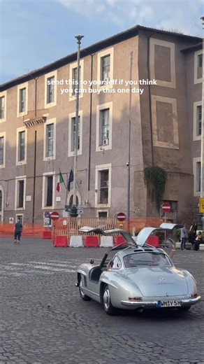 🤍🩶 ✨ Here are three interesting facts about the Mercedes-Benz 300 SL Gullwing: 1. The iconic doors came from necessity, not style. The distinctive gullwing doors were created because the 300 SL’s innovative tubular space-frame chassis sat so high on the sides that conventional doors were impossible. The solution became one of the most recognizable design features in automotive history. 2. It was the world’s fastest production car of its time. When introduced in 1954, the 300 SL reached a top s