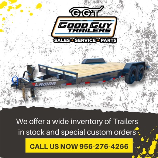 57 shares |  Good Guy Trailers: Your Trailer, Your Way! From a wide inventory ready to roll to special custom orders, we’ve got the perfect trailer for your needs. Enjoy easy financing plans and Rent-to-Own with no credit check!  1750 W Expy 83, San Benito, TX  956-276-4266 #GoodGuyTrailers #SanBenitoTX #TrailersForSale #CustomTrailers #RentToOwn #FinancingAvailable #TexasBusiness #HaulWithConfidence | Good Guy Trailers | Facebook