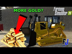 FS25 gold mining - The DOZER IN FULL EFFECT! Riverbend timbers ep 9