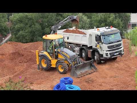Volvo Backhoe Loader BL61B BL71B Presentation video