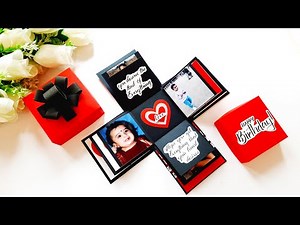 Beautiful Explosion Box for Birthday | Special Explosion Box Making Ideas | Gift Box | Tutorial