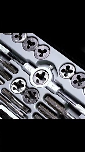 Набор метчиков и плашек М5 - М12, 24 предмета, метрическая резьба ТЕХРИМ