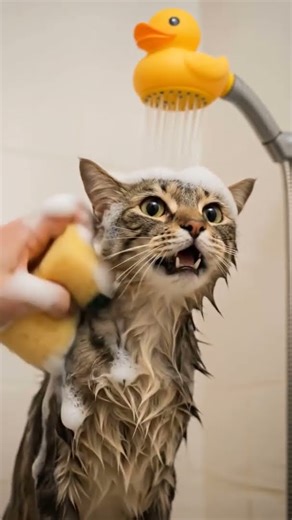 5-Minute Cat Bath Hacks for a Cleaner Pet and a Happier You 🐾🛁