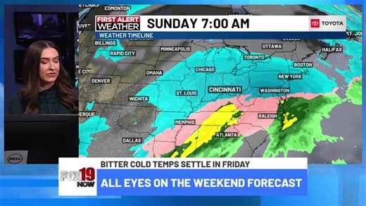 LIVE: Winter storm watches have been issued near the Tri-State head of the weekend. Meteorologist Erin Ashley has an update. | FOX19