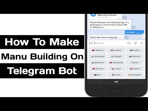 How To Create Bot In Telegram Without Programming Using Bot Constructor Menu Builder Bot, Button bot