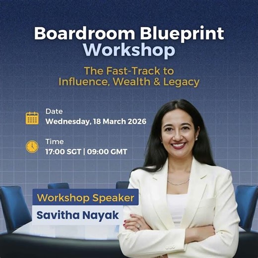 Savitha Nayak | Boardroom Blueprint Workshop
