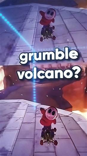 Which path is faster on grumble volcano