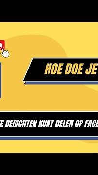 Delen van een bericht op Facebook - Hoe Doe Je Het