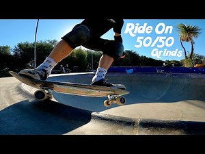 Learn to Ride Onto 50/50 Grinds in a Bowl