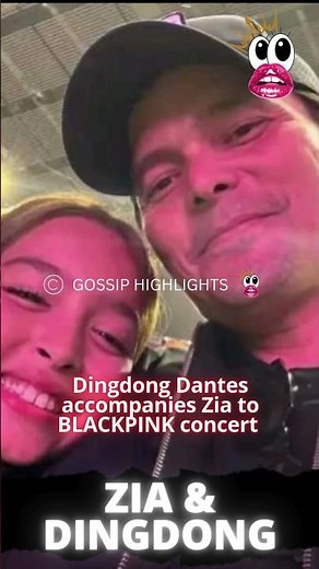 Dingdong Dantes accompanies Zia to BLACKPINK concert