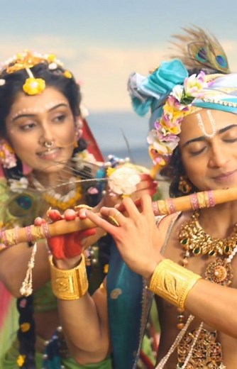Mallikafanclub on Instagram: "❤❤ @beatking_sumedh @mallika_singh_official_ #radhakrishna #radhakrishn #promo #radha #krishna"
