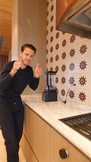 Go with a System 22 by Bocci and make the installation seamless. Don’t settle for those ugly rectangular outlets in your artwork backsplash! | Thekitchenguy