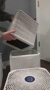 Quick Easy Tutorial Changing Large Blueair (Blue) Filter