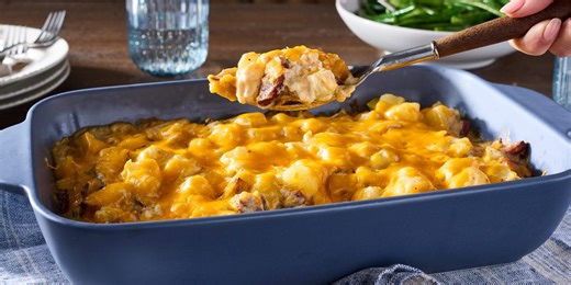 Make Cheesy Kielbasa and Potato Casserole For Your Next Potluck
