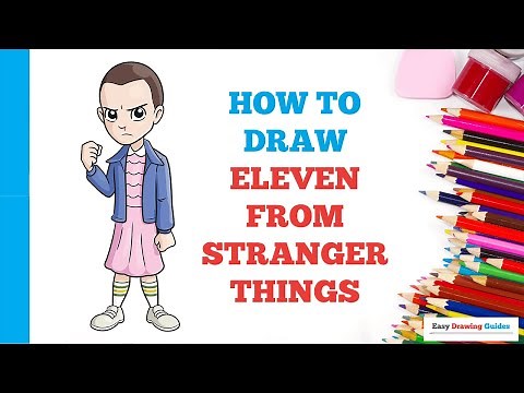 How to Draw Eleven from Stranger Things in a Few Easy Steps: Drawing Tutorial for Beginner Artists