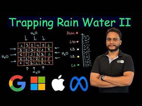 Trapping Rain Water II | Leetcode 407