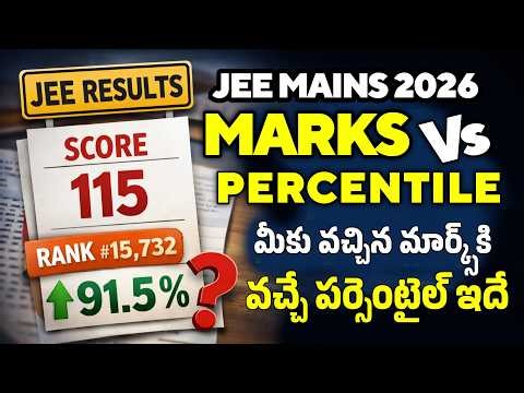 JEE Main 2026 Marks vs Percentile | Complete Prediction & Trends | Mana College Guide