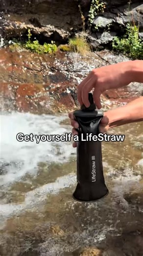 LifeStraw on Instagram: "The best use of free will: drinking straight out of rivers (*with your LifeStraw filter) Credit: baxterwareham"