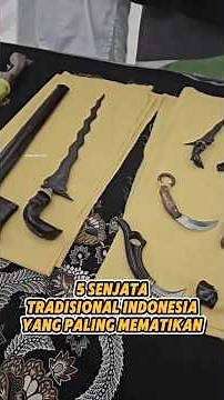 5 Deadliest Traditional Indonesian Weapons #weapons #indonesia #shorts