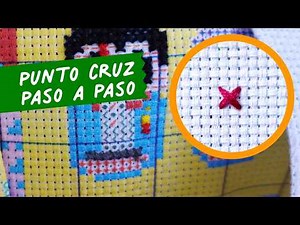 Clean and Knotless Cross Stitch ✨How to make a single cross (start and finish)