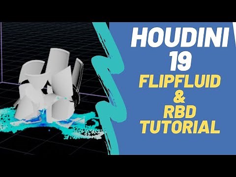 Houdini 19 Tutorial | FlipFluid and RBD Fluid
