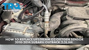 How to Replace Upstream O2 Oxygen Sensor 2010-2014 Subaru Outback 25L H4
