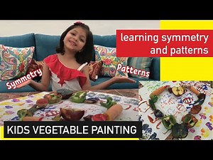 LEARN VEGETABLE PAINTING I PATTERNS N SYMMETRY