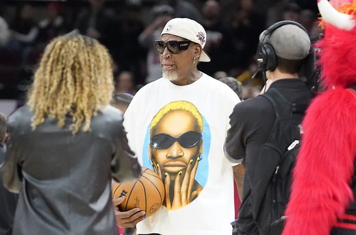 Dennis Rodman makes major change to personal appearance after wiping infamous tattoo of his girlfriend