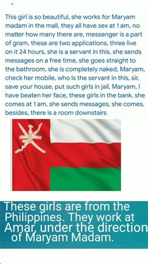 Philippines girls Oman working Mariam madam