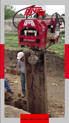 OMS OVR SERIES – Excavator Mounted Vibro Hammers