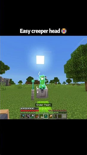 Minecraft easiest baby creeper head moments