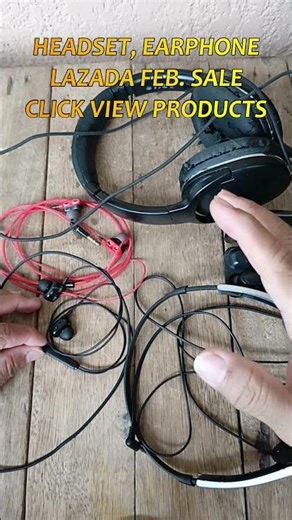 HEADSETS, EARPHONES ON SALE AT LAZADA FEBRUARY SALE #wirelessearphones