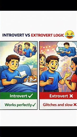 Introvert vs Extrovert Logic 😂