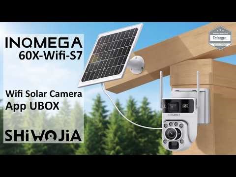 inqmega 60X-Wifi-S7 Camera - UBOX App - Android & iOS - Solar Wifi Camera with 60X Zoom - Unboxing