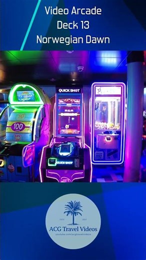 Video Arcade - Deck 13 - Norwegian Dawn