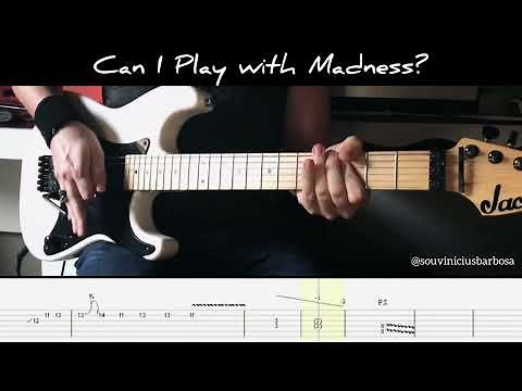 Iron Maiden - Can I Play with Madness? (Solo Cover) | Guitar Tab Lesson | Tutorial