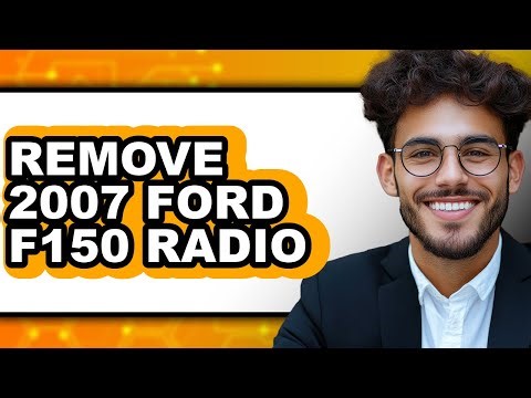 How to Remove a 2007 Ford F-150 Radio (Full Guide)