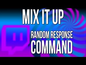 Random response tutorial for mix it up!