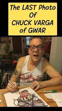 The LAST Photo of CHUCK VARGA #death #GWAR #music #shock #rock #chuck #varga #breakingnews #cancer