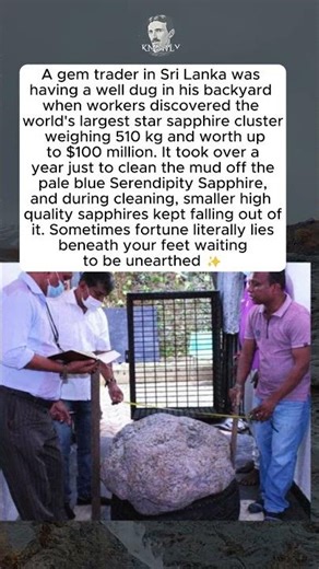 One hundred million under his feet 🏠