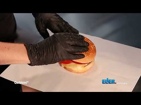 The best way to pack a premium burger | Quibbini handling video